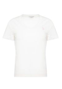 U.S. Polo Assn. T-Shirt WUP0635 Biały Classic Fit. Typ kołnierza: polo. Kolor: biały. Materiał: bawełna #5