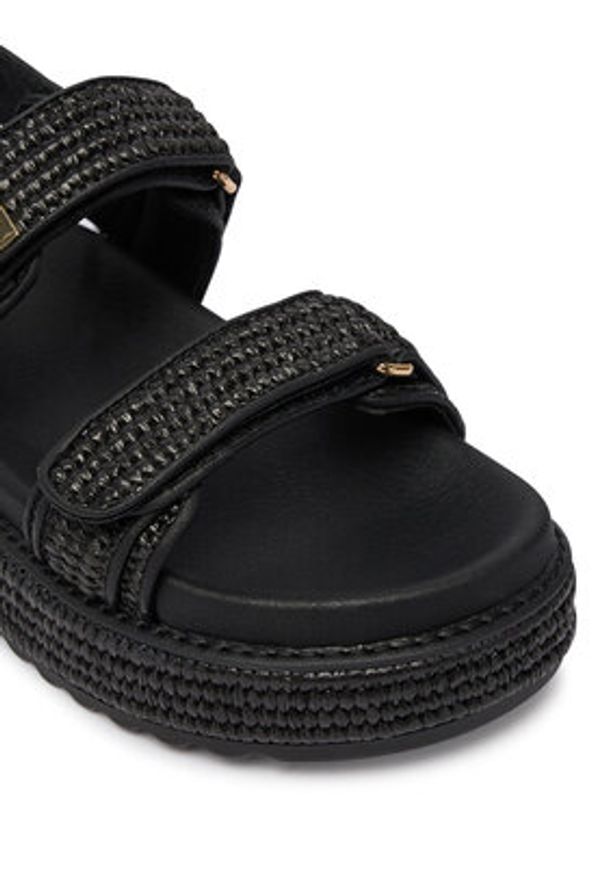 Steve Madden Sandały Bigmona 11003034 Czarny. Kolor: czarny. Materiał: syntetyk