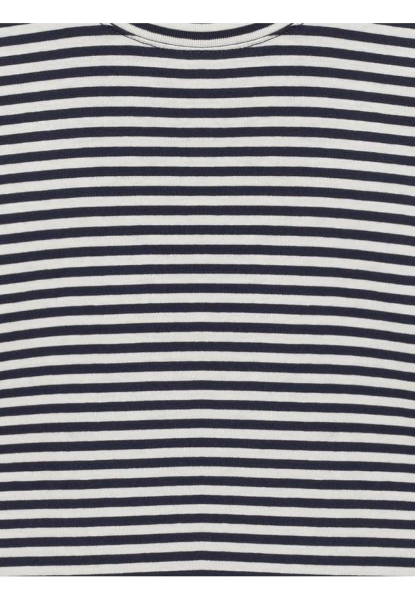 Big-Star - Koszulka męska w paski granatowa Garri 403. Okazja: na co dzień. Kolor: niebieski. Materiał: dzianina, bawełna. Wzór: paski. Styl: casual, klasyczny