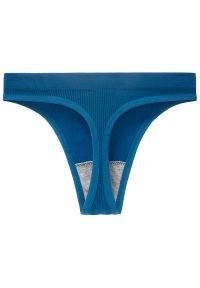 Intica - Stringi niewidoczne pod ubraniem z elastycznego materiału Nubia. Kolor: niebieski. Materiał: materiał
