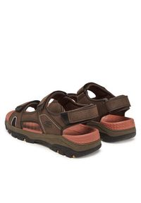 skechers - Skechers Sandały Tresmen-Hirano 204106/CHOC Brązowy. Kolor: brązowy. Materiał: skóra #3