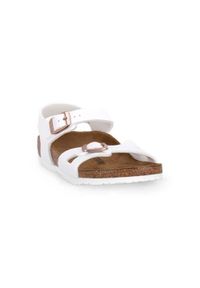 Buty do chodzenia dla dzieci Birkenstock Rio White Calz S. Zapięcie: klamry. Kolor: biały. Materiał: syntetyk, materiał