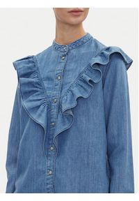 Pepe Jeans Koszula jeansowa Katia PL305092 Niebieski Regular Fit. Kolor: niebieski. Materiał: bawełna #3