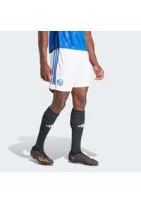 Adidas - RC Strasbourg 23/24 Home Shorts. Kolor: biały. Materiał: materiał #1