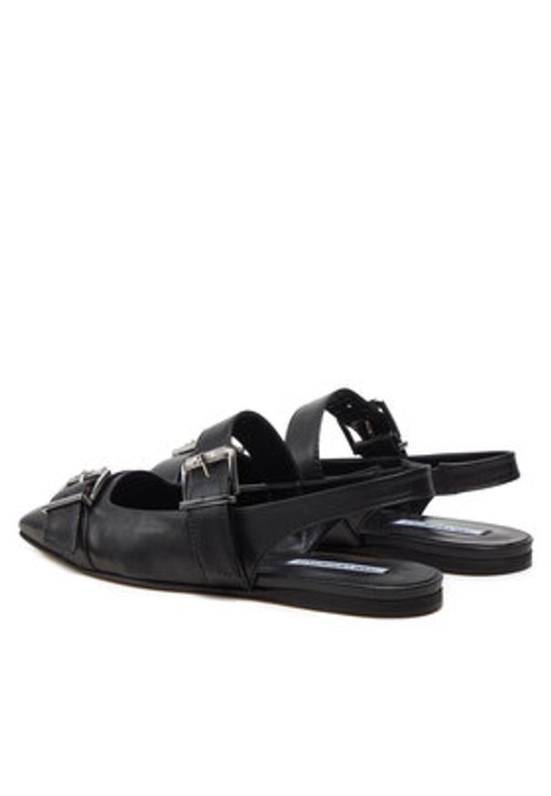 Karl Lagerfeld - KARL LAGERFELD Baleriny Konnie KL40186 Czarny. Kolor: czarny. Materiał: skóra