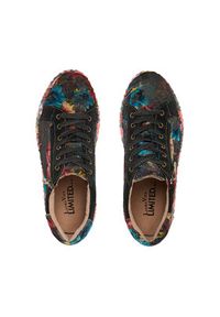 Laura Vita Sneakersy Nikito 04 Czarny. Kolor: czarny. Materiał: materiał #6