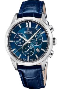 Zegarek Festina Zegarek męski Festina F20041-2 niebieski. Kolor: niebieski #1