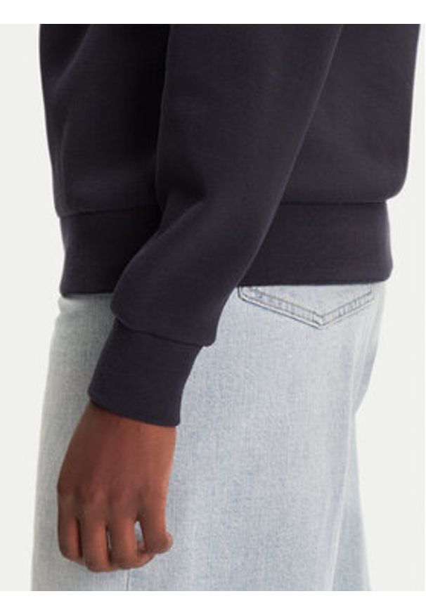 Lacoste Bluza SF5245 Granatowy Relaxed Fit. Kolor: niebieski. Materiał: bawełna