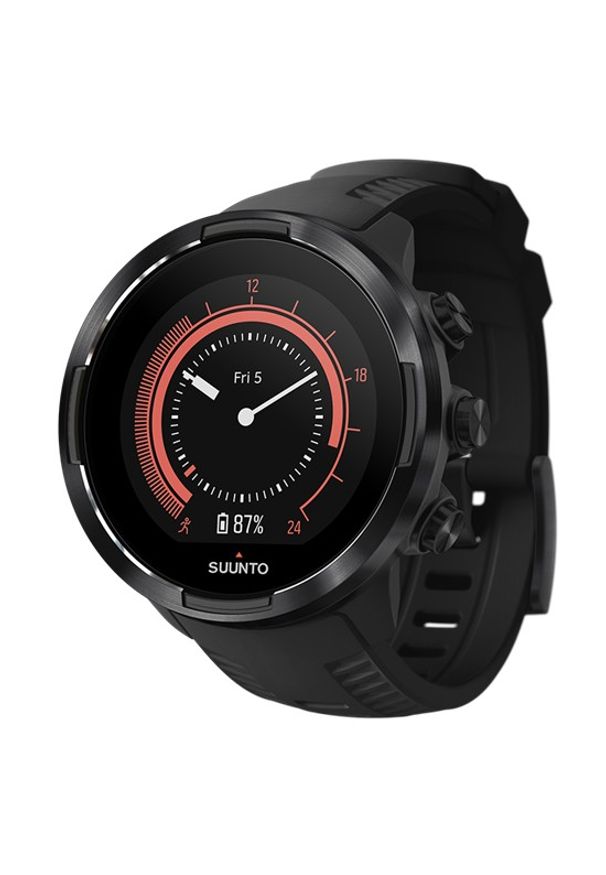 SUUNTO - Zegarek sportowy Suunto 9 BARO Black. Styl: sportowy