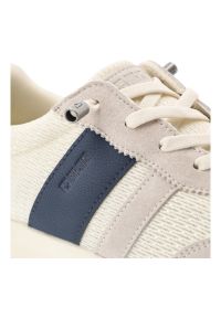 Big-Star - Sneakersy męskie Big Star, skóra naturalna i tekstylne wstawki sznurowany fason sportowy design amortyzująca podeszwa kontrastowe detale, białe, TT17. Zapięcie: sznurówki. Kolor: biały. Materiał: skóra #5