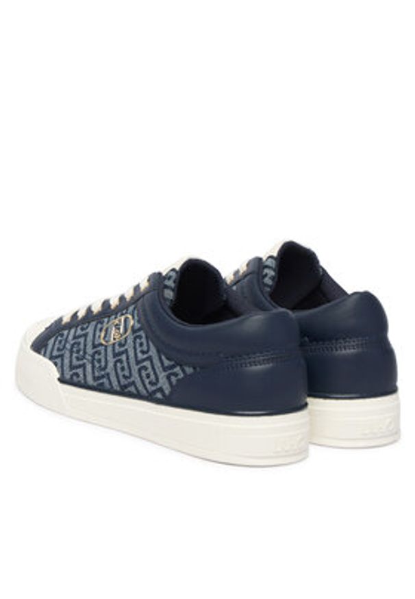 Liu Jo Sneakersy Benson 01 BA6055 TX523 Granatowy. Kolor: niebieski. Materiał: skóra