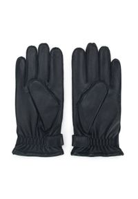 Wittchen - Męskie rękawiczki skórzane z ozdobnymi zatrzaskami. Kolor: czarny. Materiał: skóra. Styl: elegancki, klasyczny #2