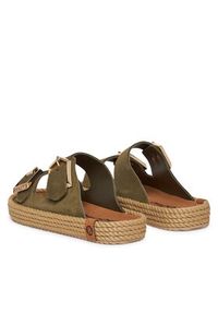 Bohonomad Espadryle Sydney SYD.12-00011 Khaki. Kolor: brązowy. Materiał: skóra