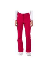Spodnie narciarskie damskie Rossignol Ski Softshell. Kolor: czerwony. Materiał: softshell. Sezon: zima. Sport: narciarstwo #1