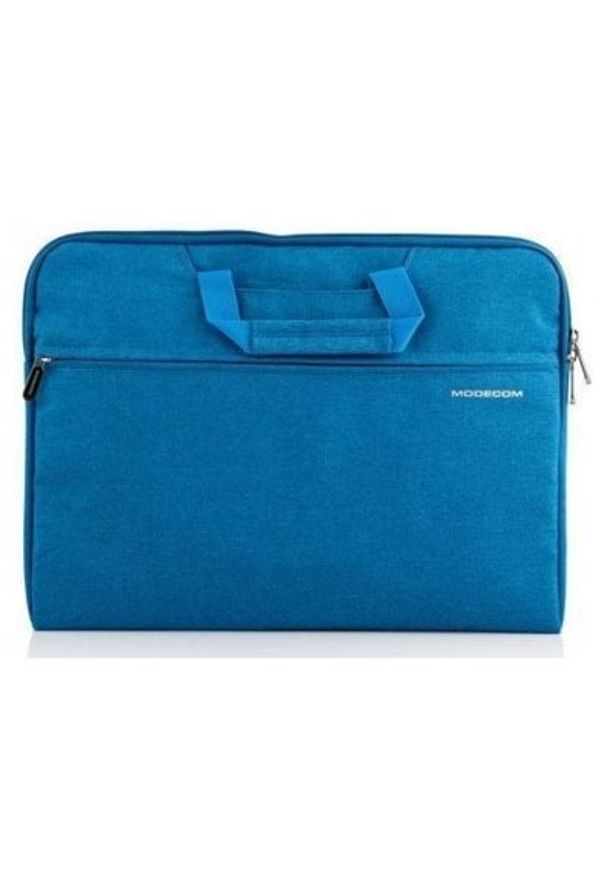 Torba na laptopa MODECOM Highfill 13.3 cali Niebieski. Kolor: niebieski. Materiał: materiał