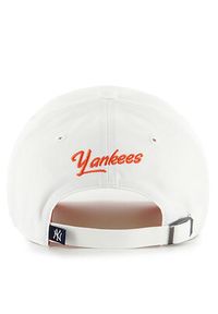 47 Brand Czapka z daszkiem New York Yankees B-CHPCU17GWS Biały. Kolor: biały. Materiał: bawełna, materiał