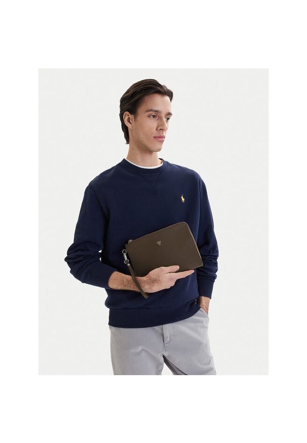 Saszetka Guess. Kolor: brązowy