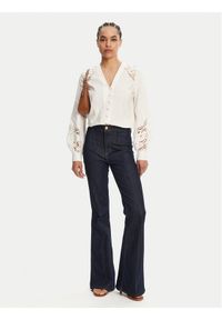 TwinSet - TWINSET Koszula 251TT2333 Écru Regular Fit. Materiał: bawełna