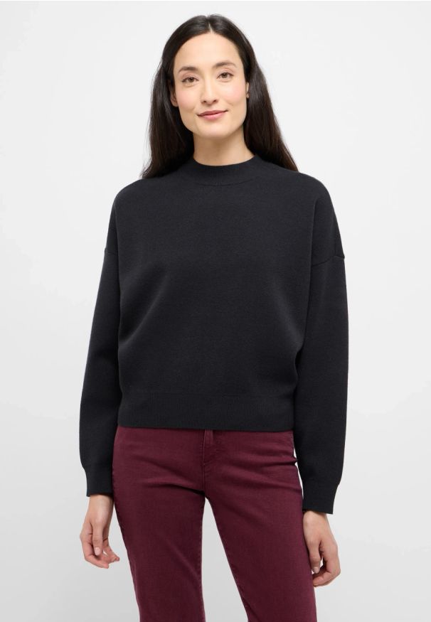 Damski Sweter Mustang Style Donna Jet Black 1015406 4188