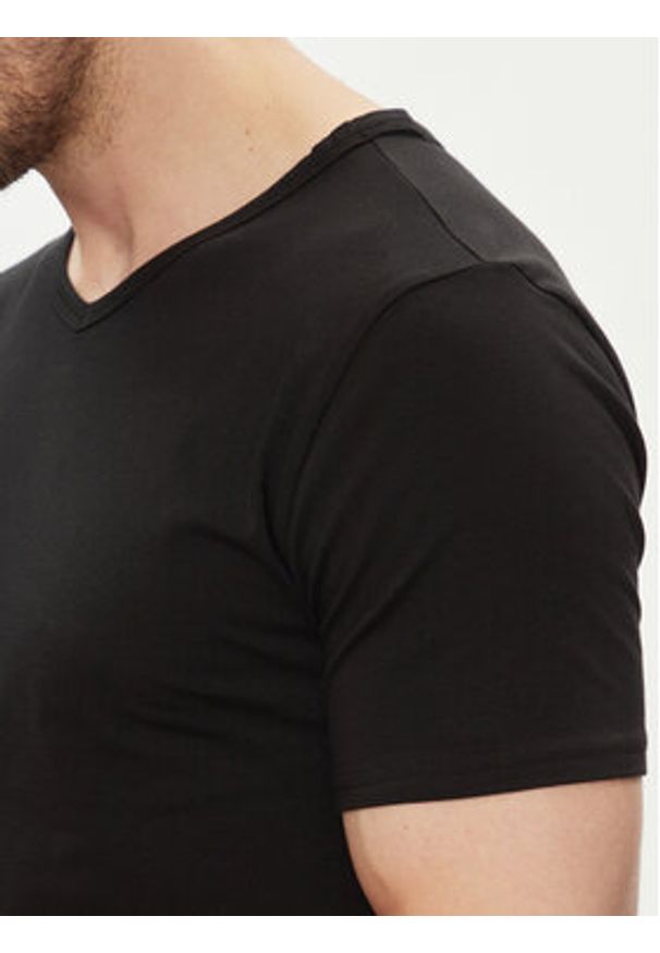 TOMMY HILFIGER - Tommy Hilfiger Komplet 3 t-shirtów UM0UM03137 Czarny Regular Fit. Kolor: czarny. Materiał: bawełna