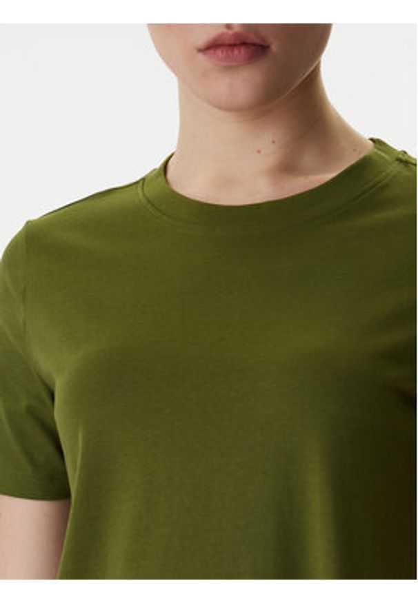 Vero Moda T-Shirt Paulina 10316991 Zielony Regular Fit. Kolor: zielony. Materiał: bawełna
