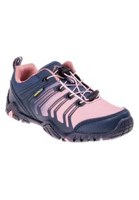 Elbrus - Dziecięce/Młodzieżowe Erimley Logo Waterproof Low Cut Walking Shoes. Kolor: wielokolorowy, różowy, niebieski