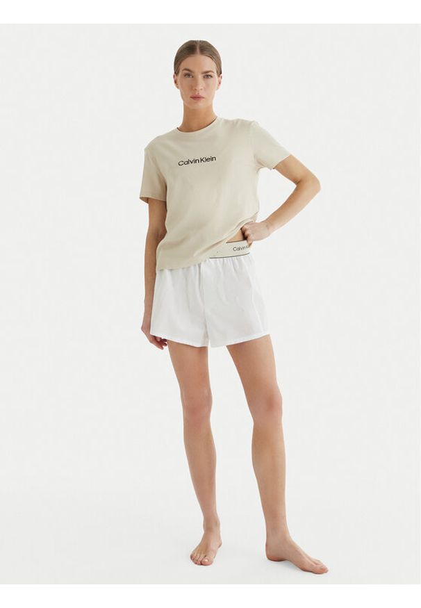 Calvin Klein Underwear Komplet bielizny LV00QS7653 Beżowy. Kolor: beżowy. Materiał: bawełna