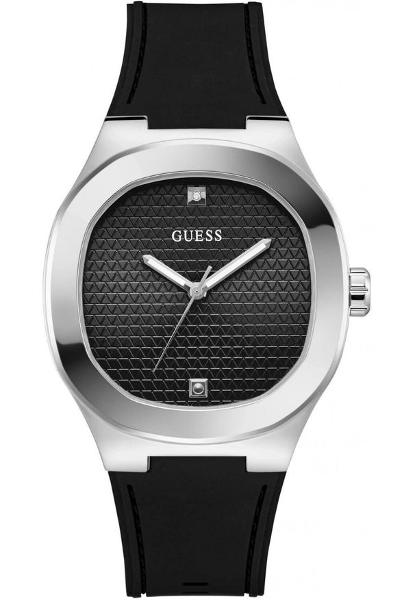 Zegarek Guess Zegarek męski Guess GW1005G1 czarny. Kolor: czarny