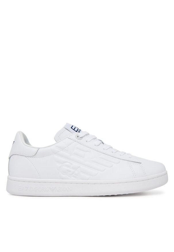 EA7 Emporio Armani Sneakersy 7X000331 AF10848 U0001 Biały. Kolor: biały. Materiał: skóra