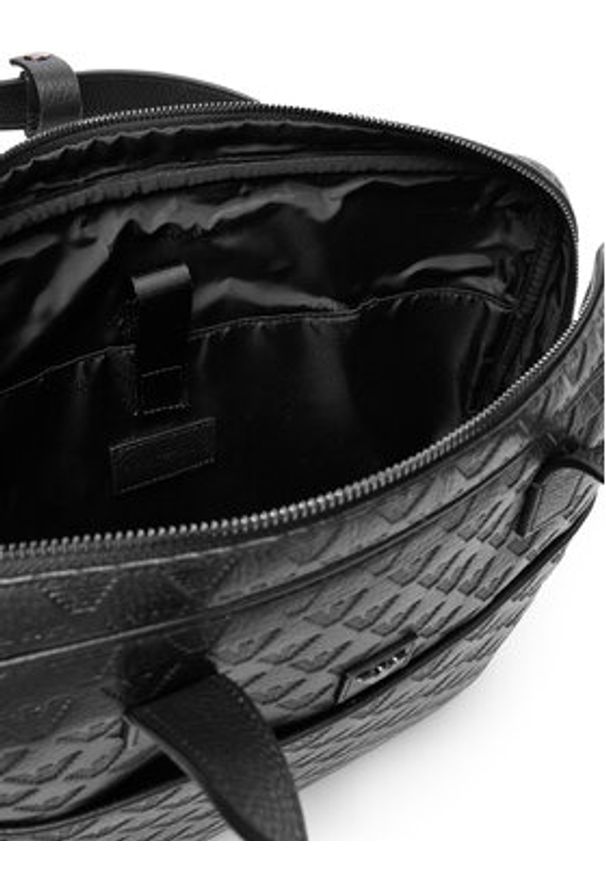 Emporio Armani Torba na laptopa EM001680 AF14774 UC001 Czarny. Kolor: czarny. Materiał: skóra