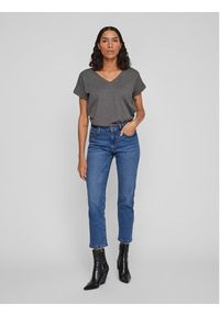 Vila Jeansy Alice 14080228 Granatowy Straight Fit. Kolor: niebieski #6