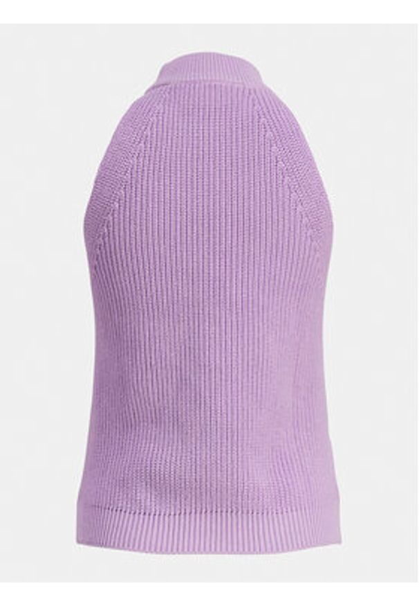 JJXX Bluzka Zitta 12226992 Fioletowy Slim Fit. Kolor: fioletowy. Materiał: bawełna