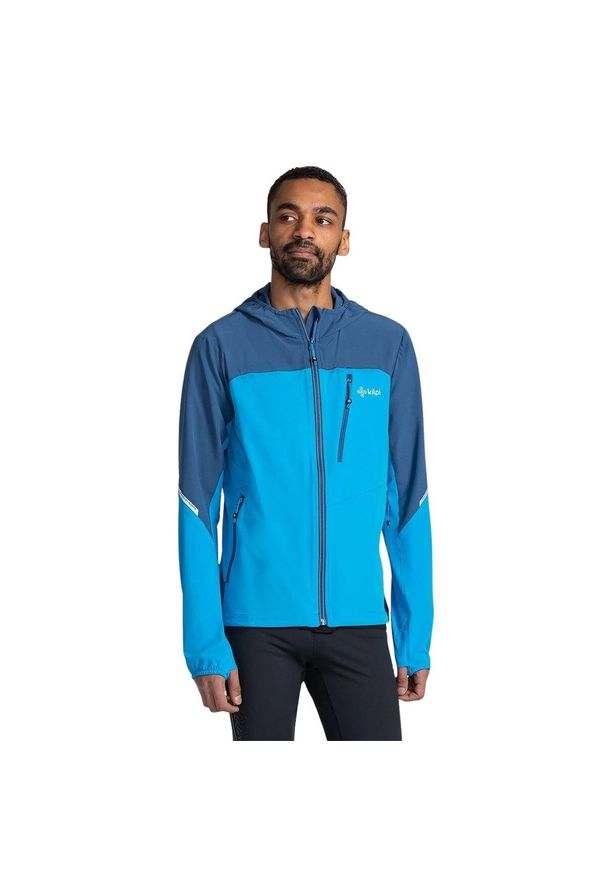 Kurtka Kilpi Neatril. Kolor: niebieski. Materiał: nylon. Sport: turystyka piesza