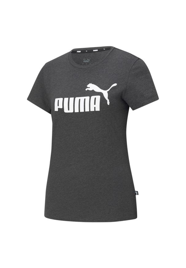 Koszulka sportowa damska Puma 58677407. Kolor: szary, wielokolorowy, czarny. Materiał: bawełna. Długość rękawa: krótki rękaw. Długość: krótkie. Sport: fitness
