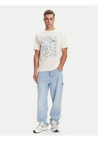 New Balance T-Shirt MT53916 Écru Regular Fit. Materiał: bawełna #4