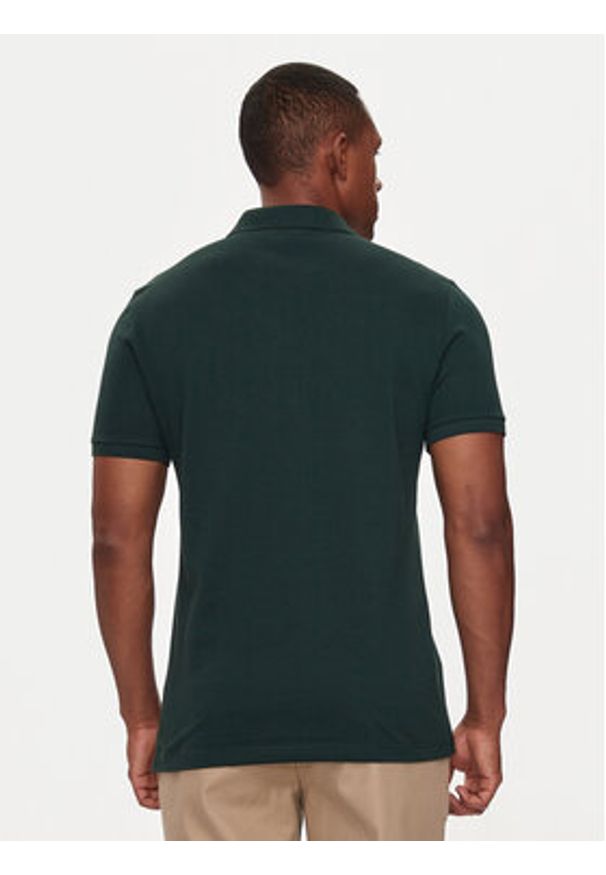 Lacoste Polo PH4012 Zielony Slim Fit. Typ kołnierza: polo. Kolor: zielony. Materiał: bawełna