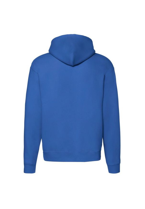 FRUIT OF THE LOOM - Bluza Męska Premium Z Pełnym Zamkiem Błyskawicznym. Kolor: niebieski