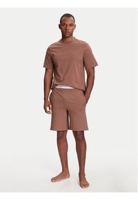 United Colors of Benetton - United Colors Of Benetton Szorty piżamowe 30964900D Beżowy Regular Fit. Kolor: beżowy. Materiał: bawełna #3