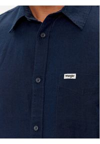 Wrangler Koszula 112352186 Granatowy Regular Fit. Kolor: niebieski. Materiał: bawełna #3