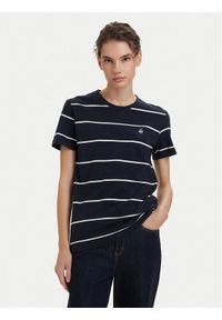 Beverly Hills Polo Club T-Shirt P-SS26W-TS0162 Granatowy Regular Fit. Typ kołnierza: polo. Kolor: niebieski. Materiał: bawełna #1
