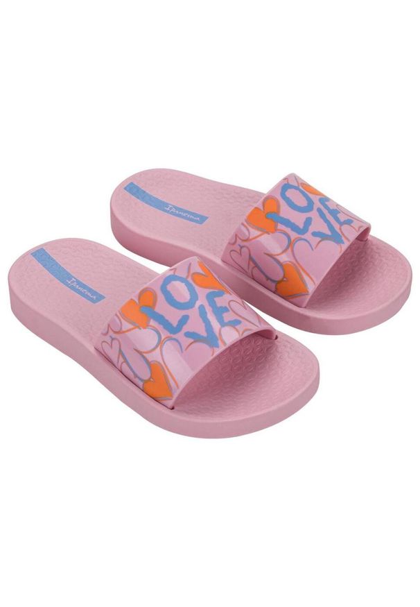 Klapki dziecięce Ipanema Urban VI Slide Kids. Kolor: różowy