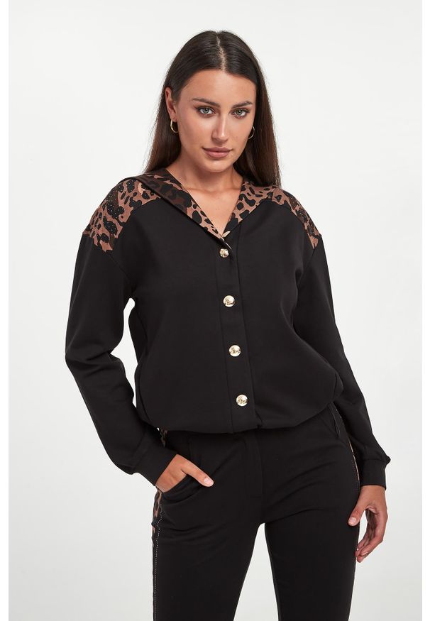 Liu Jo - Bluza damska z kapturem LIU JO. Typ kołnierza: kaptur