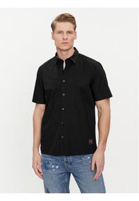 Hugo Koszula Ebor 50475668 Czarny Relaxed Fit. Kolor: czarny. Materiał: bawełna #1