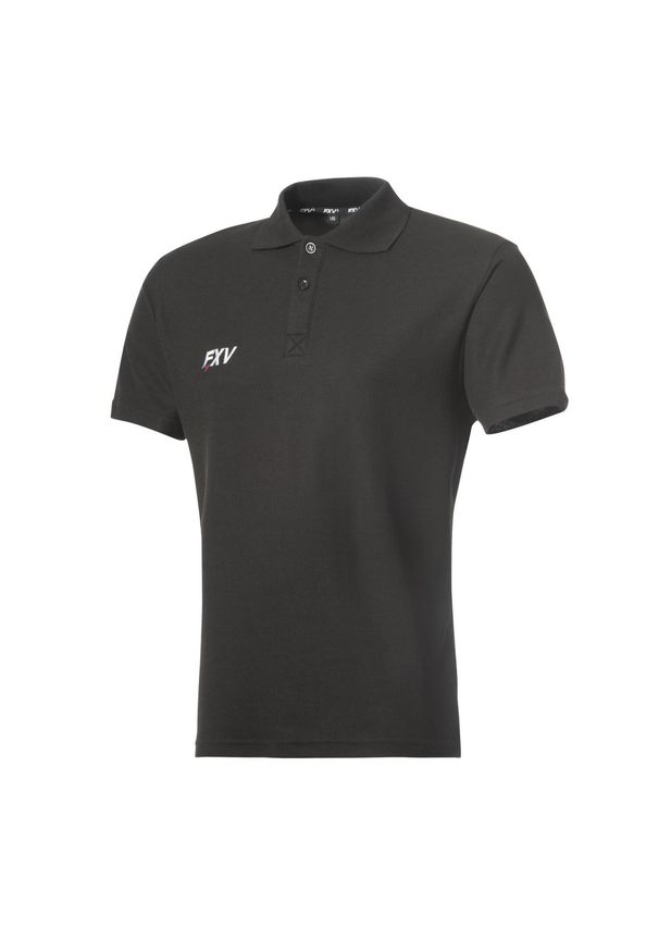 FORCE XV - Polo Force XV classic force. Typ kołnierza: polo. Kolor: czarny. Materiał: materiał. Styl: klasyczny, elegancki