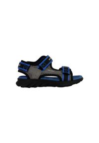 Sandały Geox J Sandal Airadyum B. Kolor: niebieski. Materiał: syntetyk, tkanina. Sport: turystyka piesza