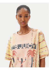 One Teaspoon T-Shirt Its Juicy In Jamaica 26940 Pomarańczowy Relaxed Fit. Kolor: pomarańczowy. Materiał: bawełna #4