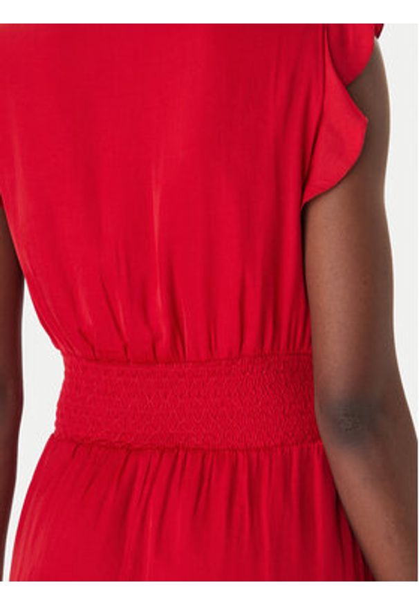 Morgan Sukienka koktajlowa 251-RWANY Czerwony Loose Fit. Kolor: czerwony. Materiał: syntetyk. Styl: wizytowy