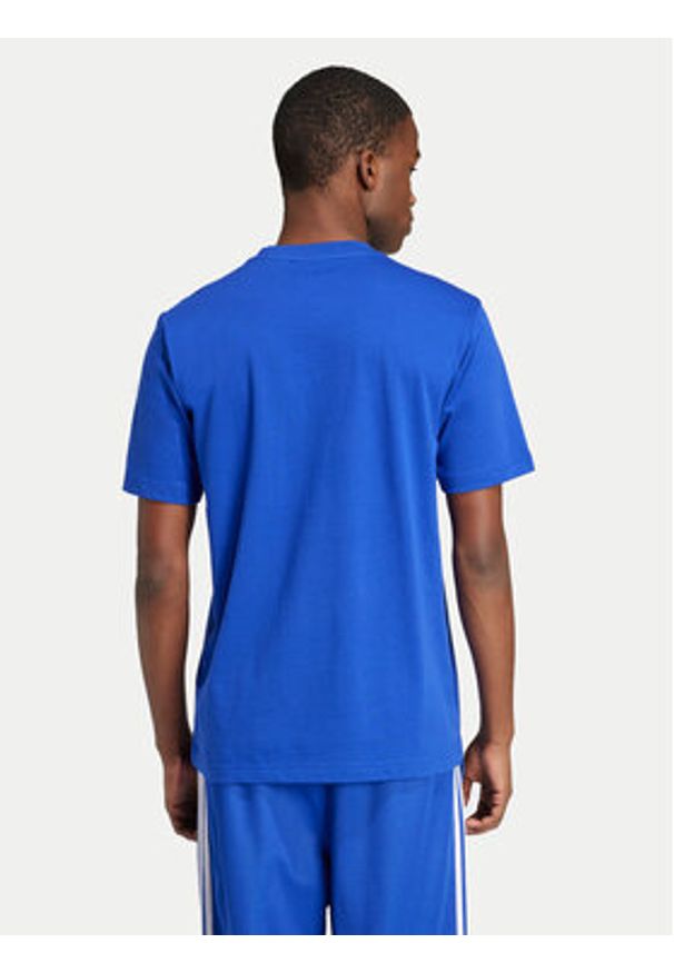 Adidas - adidas T-Shirt adicolor Trefoil IZ3058 Niebieski Regular Fit. Kolor: niebieski. Materiał: bawełna