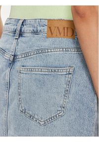 Vero Moda Spódnica jeansowa Tessa 10301536 Niebieski Regular Fit. Kolor: niebieski. Materiał: bawełna #6