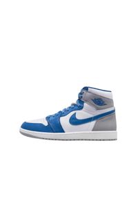 Dziecięce buty do chodzenia Air Jordan 1 Retro High OG True Blue Enfant et Bébé. Kolor: szary. Sport: turystyka piesza #1